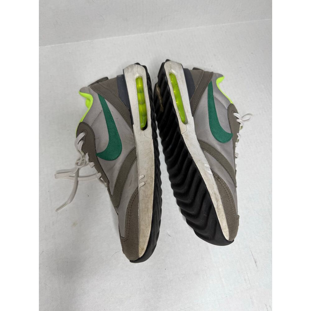 Nike Air Max Sneakers | Grey Green Neon | Cushioned | Mens - Picture 5 of 9